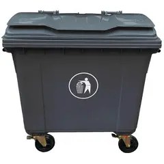 SIGNET - Contenedor Basura 1100 LTS Gris Oscuro