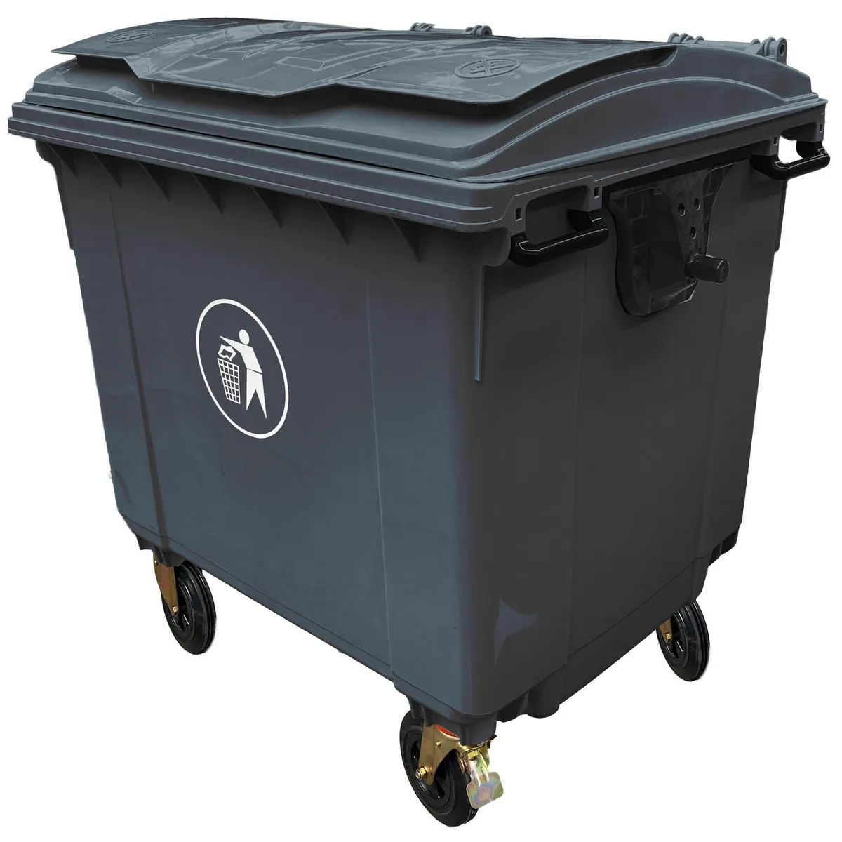SIGNET - Contenedor Basura 1100 LTS Gris Oscuro