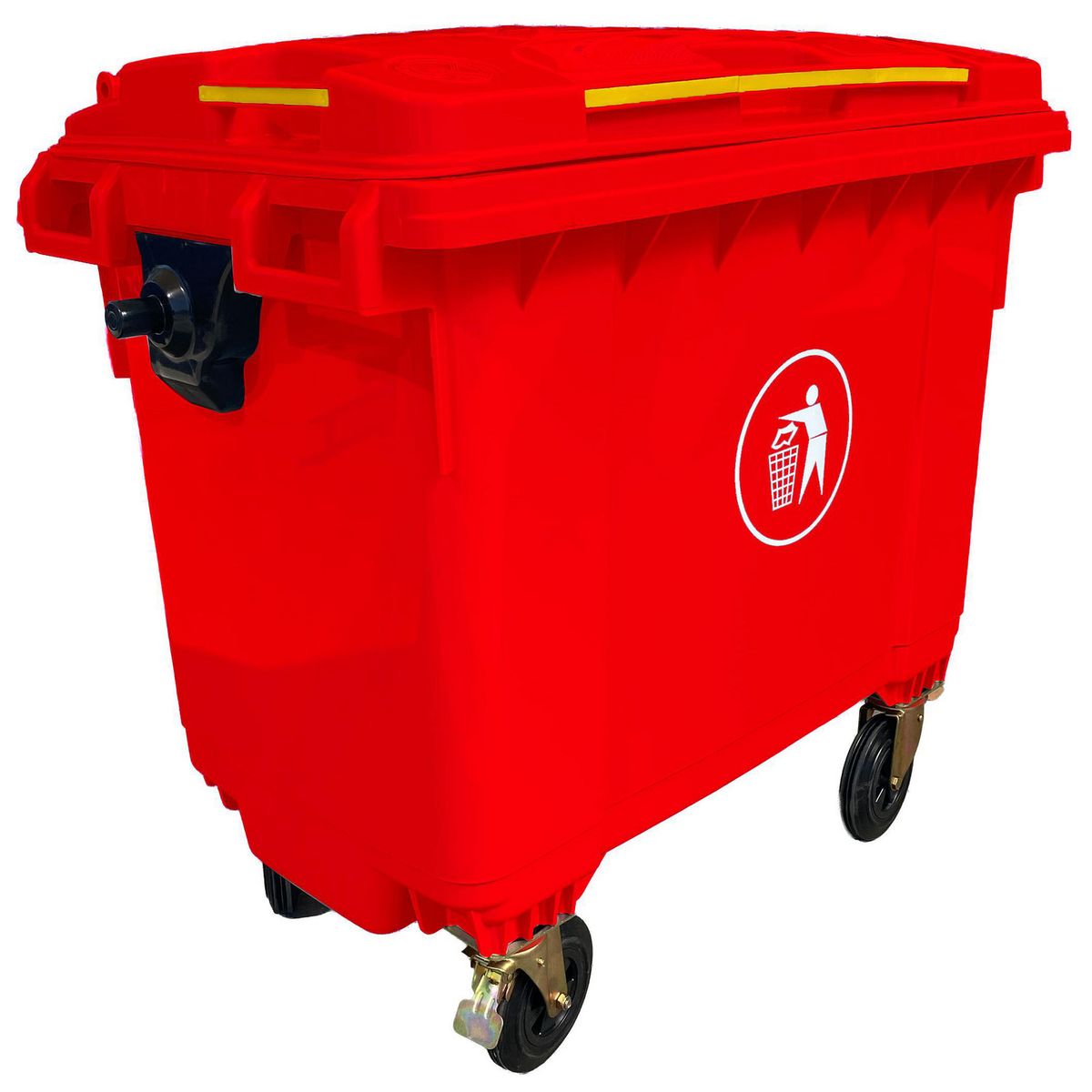 SIGNET - Contenedor Basura 660 Litros Rojo