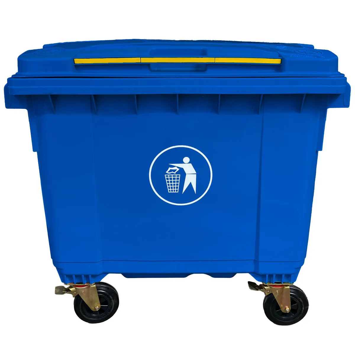 SIGNET - Contenedor Basura 660 Litros Azul