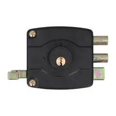 ANDESLOCK - Cerradura Reja Cerradura de acceso Sobreponer Negro