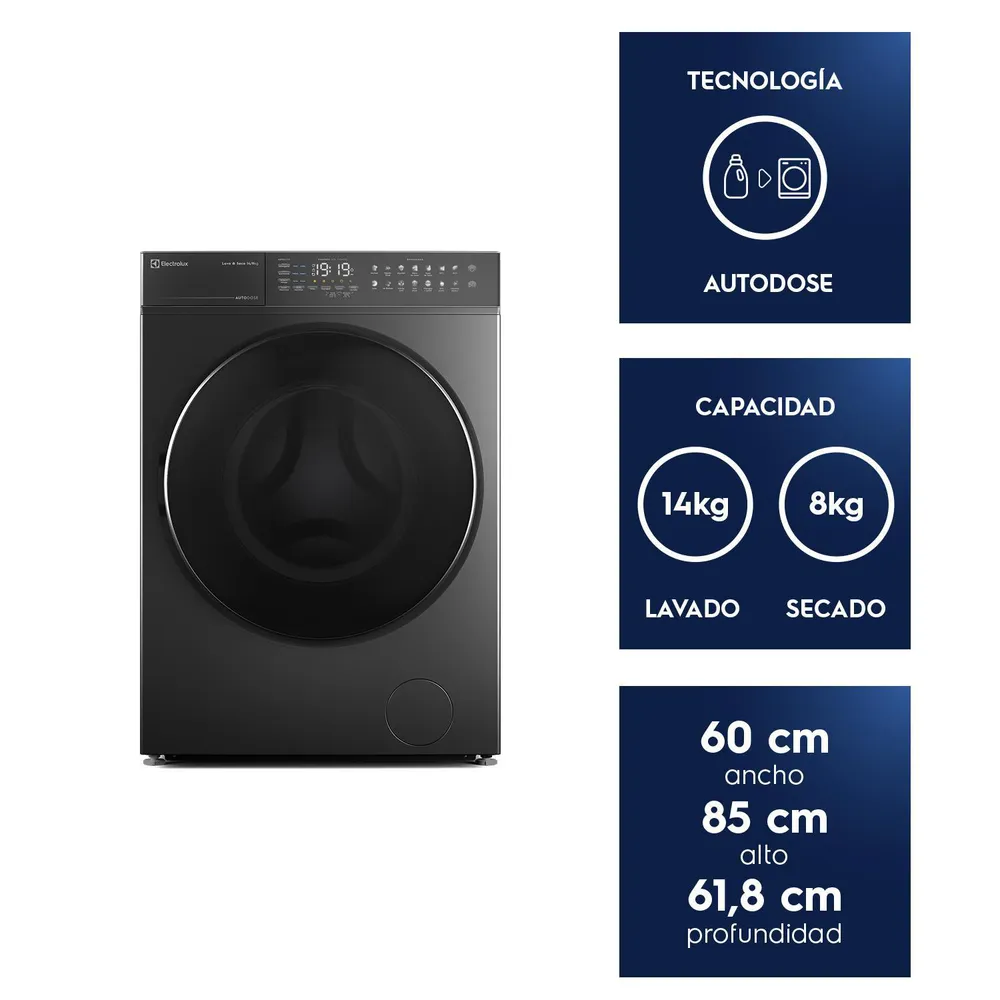 Electrolux FLWD12AU 14/8 kg Onix, foto 9
