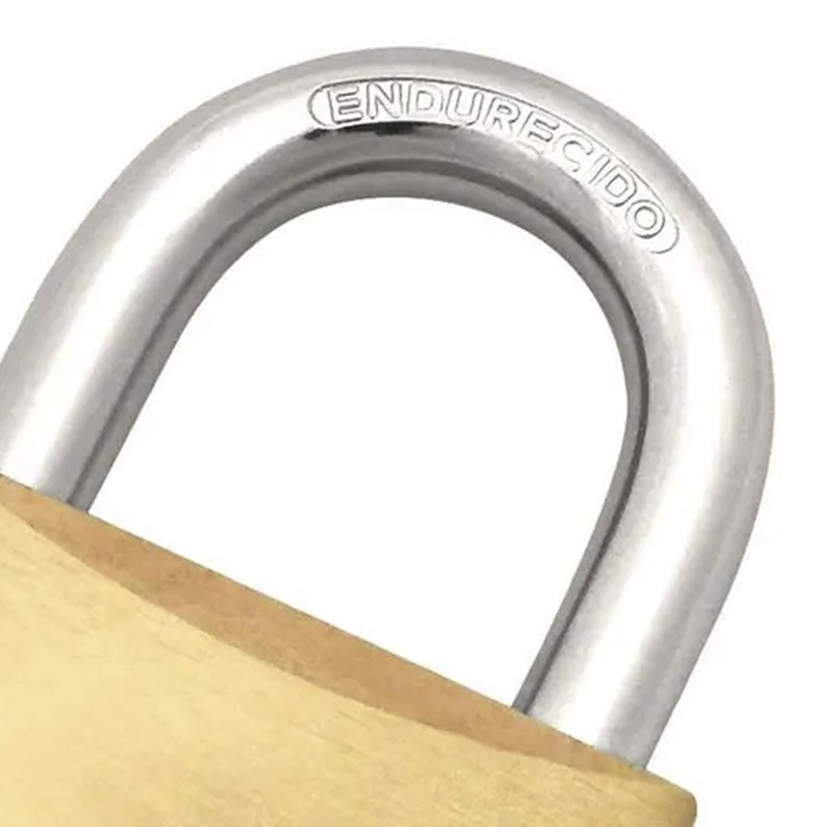 ANDESLOCK - Candado de bronce liso con gancho de acero endurecido de 60 mm, incluye 3 llaves