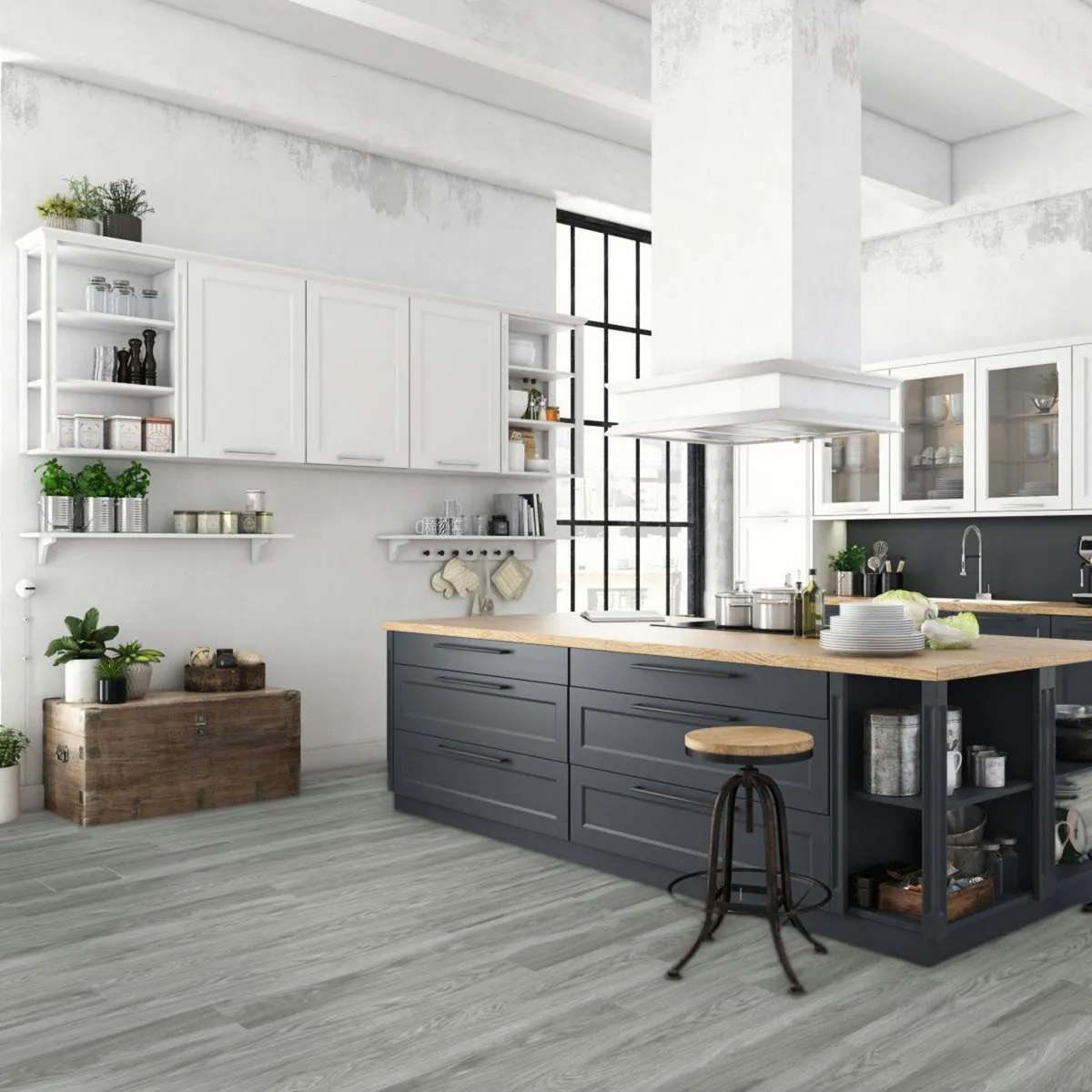 CORDILLERA - Gres 20x120 cm Bosco Fresno Gris 1.44 m2