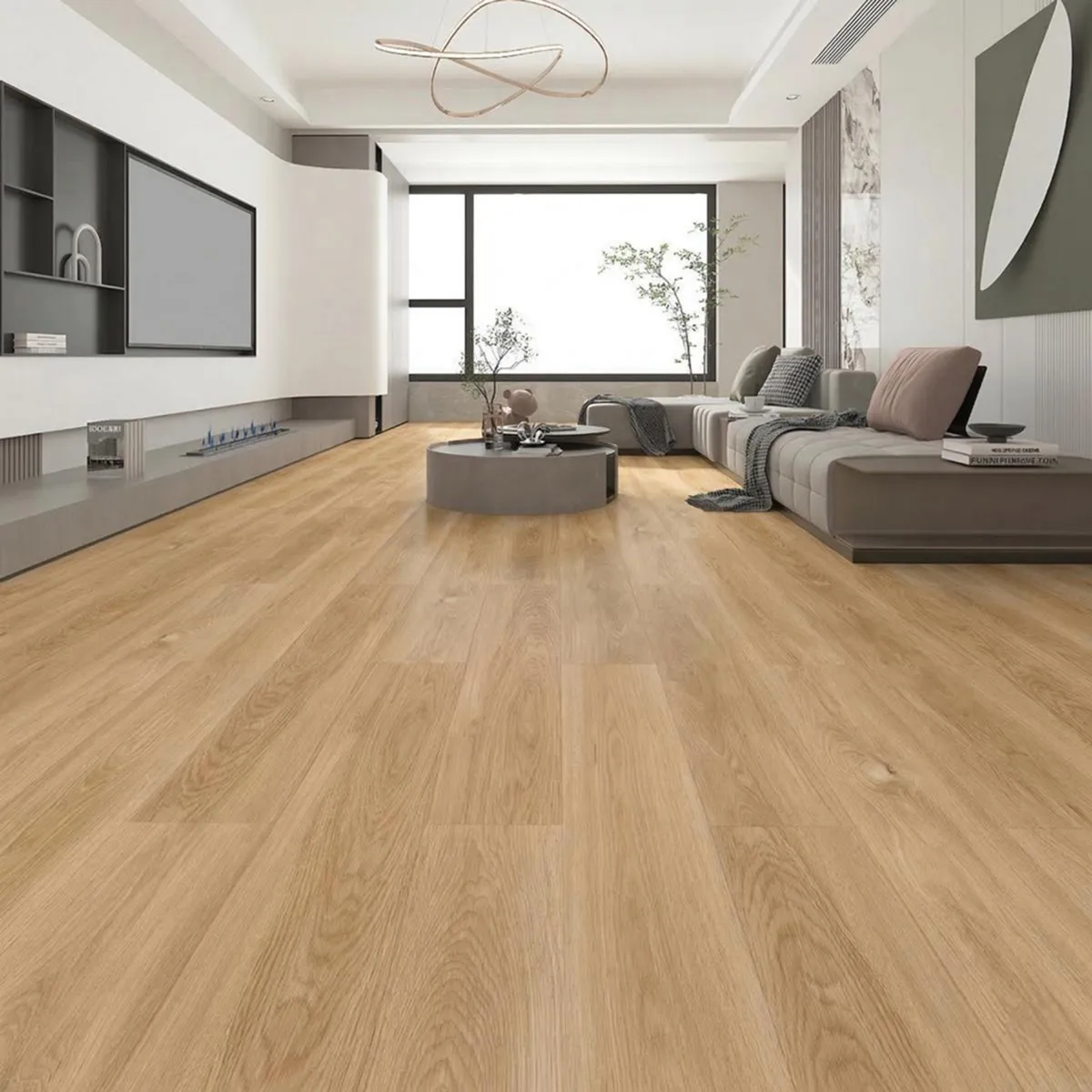 Piso Vinilico SPC 4 mm 18.3x122 cm Patagonia Araucaria Café 2.232 m2, marca CORDILLERA - Foto 2