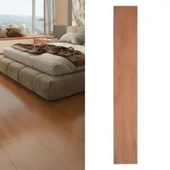 CORDILLERA - Piso vinilico 4 mm 18.3x122 cm Patagonia Alerce Café 2.232 m2