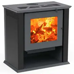AMESTI - Estufa a Leña Leña Estufa a Leña Classic 600 Negra