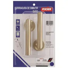 FIXSER - Manilla Cerradura de baño Manilla Embutida Dorado Gold