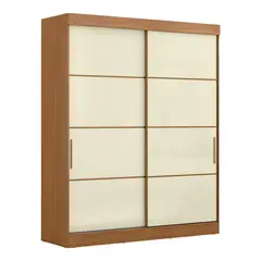 DI PORETTI - Clóset 2 Puerta(s) 2 Cajón(es) 6 Repisa(s) 164x200x51 cm Café
