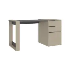 TUHOME - Escritorio OFFICE CARTAGENA Y PLOMO 142x75.7x64.5