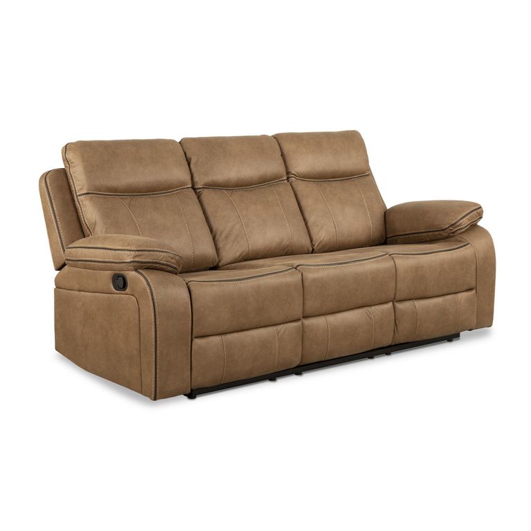 CIC Sofá Reclinable 3 cuerpos Sevilla 214x100x98 cm Café