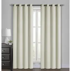 CHANTILLY - SET CORTINAS LISBOA 4P CRUDO Set cortina 180x220 cm Crudo