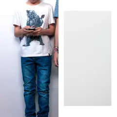 GENERICO - Cerámica 30x60 cm Blanco Satinado Rectificado Blanco 1.62 m2