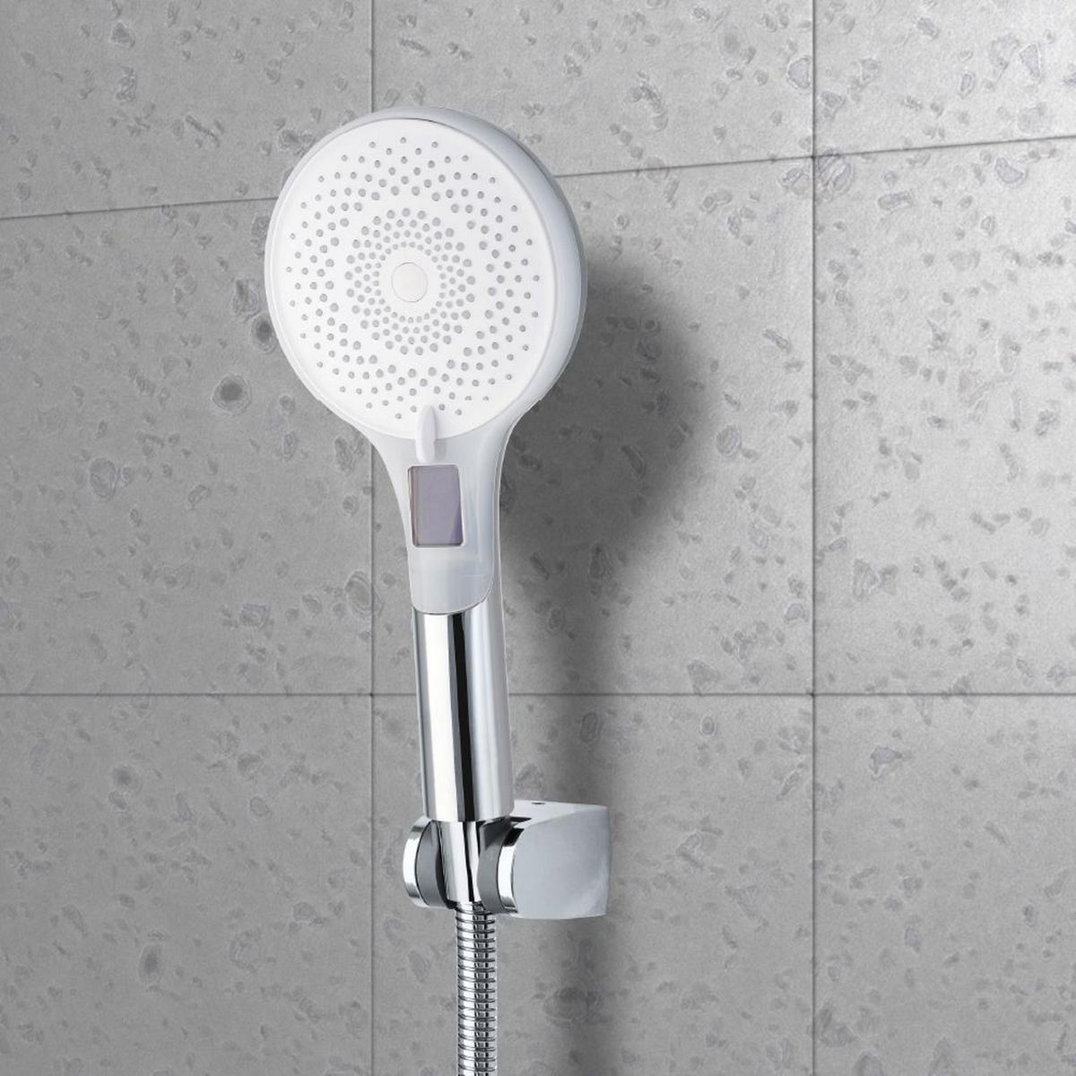 DUSCHY - Juego de Ducha con Medidor de Consumo de Agua y Temperatura en Pantalla