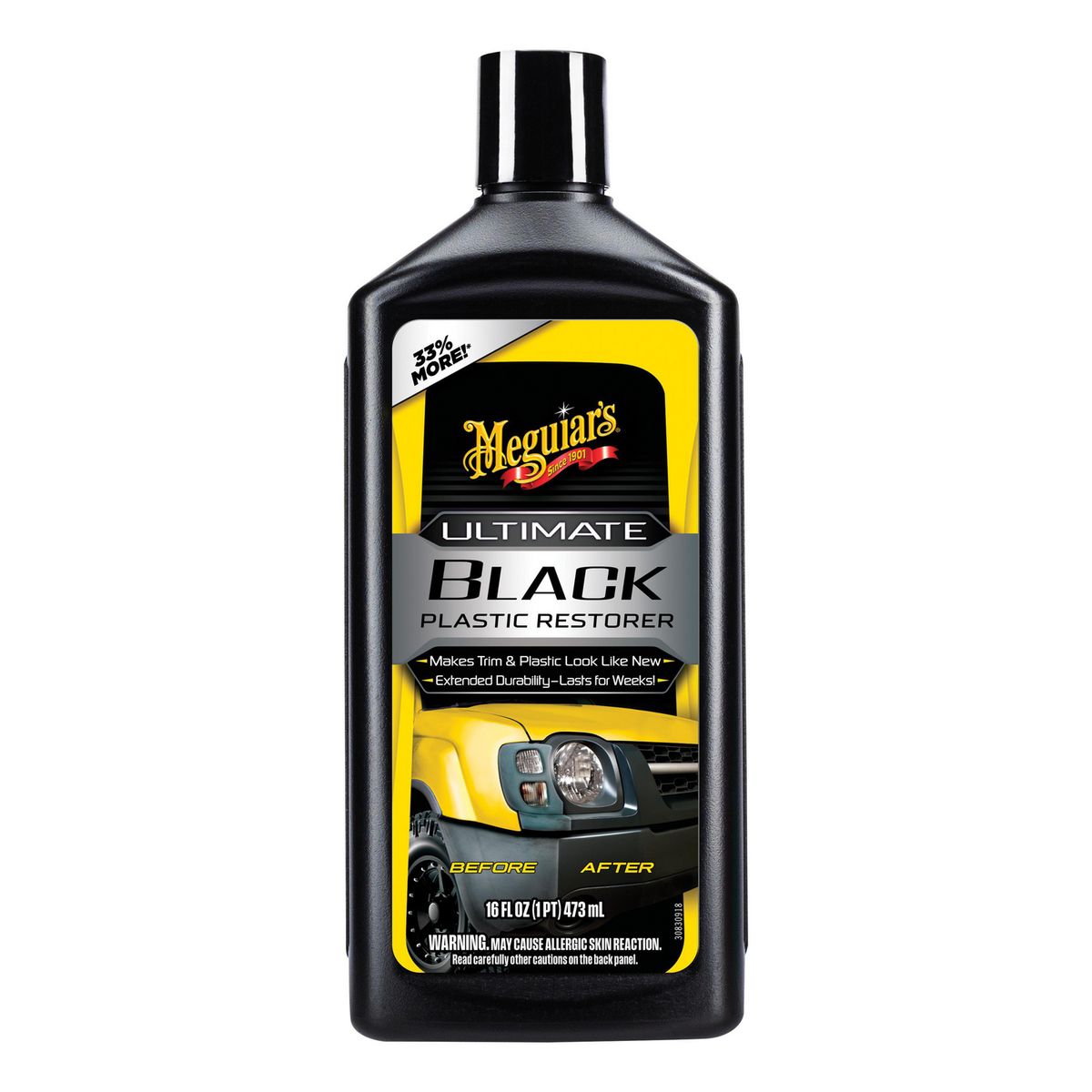 MEGUIARS - Restaurador de Plásticos Ultimate Black 473 ml