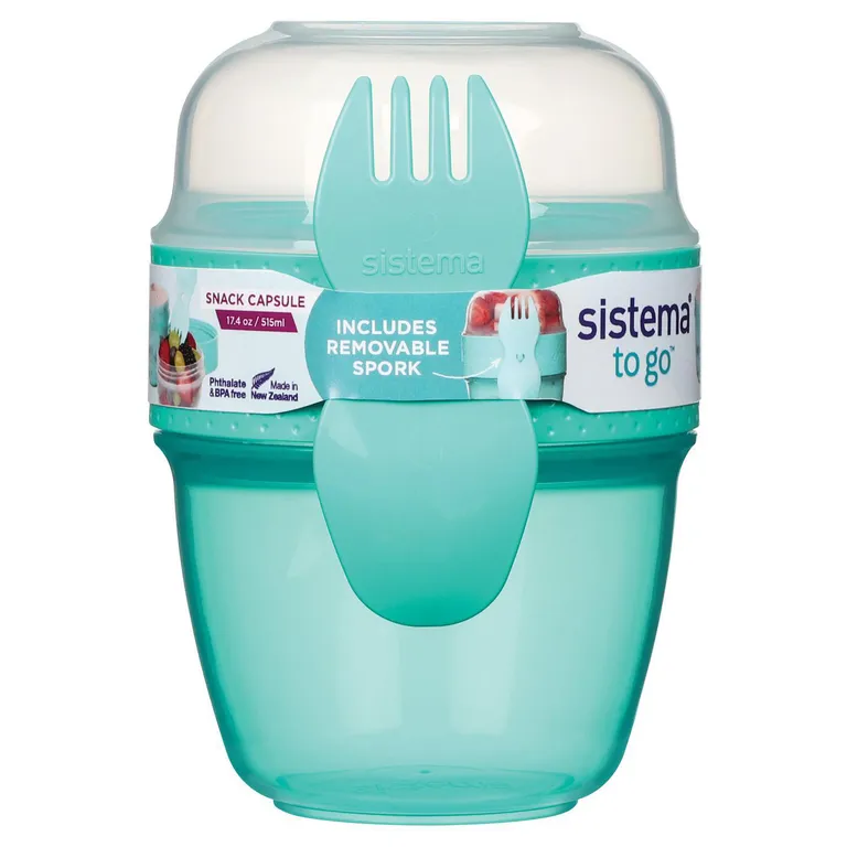 SISTEMA Hermético Plástico 515 ml Colores Surtidos