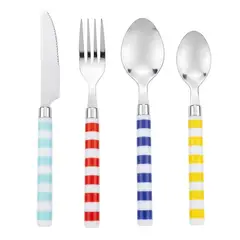JUST HOME COLLECTION - Set 16 Cubiertos Acero Inoxidable Dolce Vita
