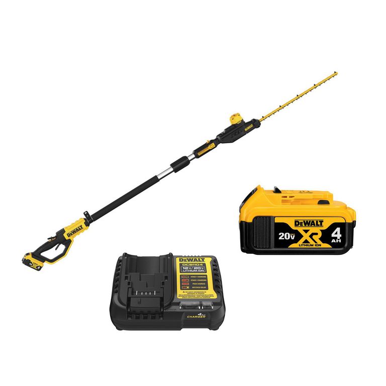 Kit cortasetos podador de altura 22" 20V (con batería y cargador)