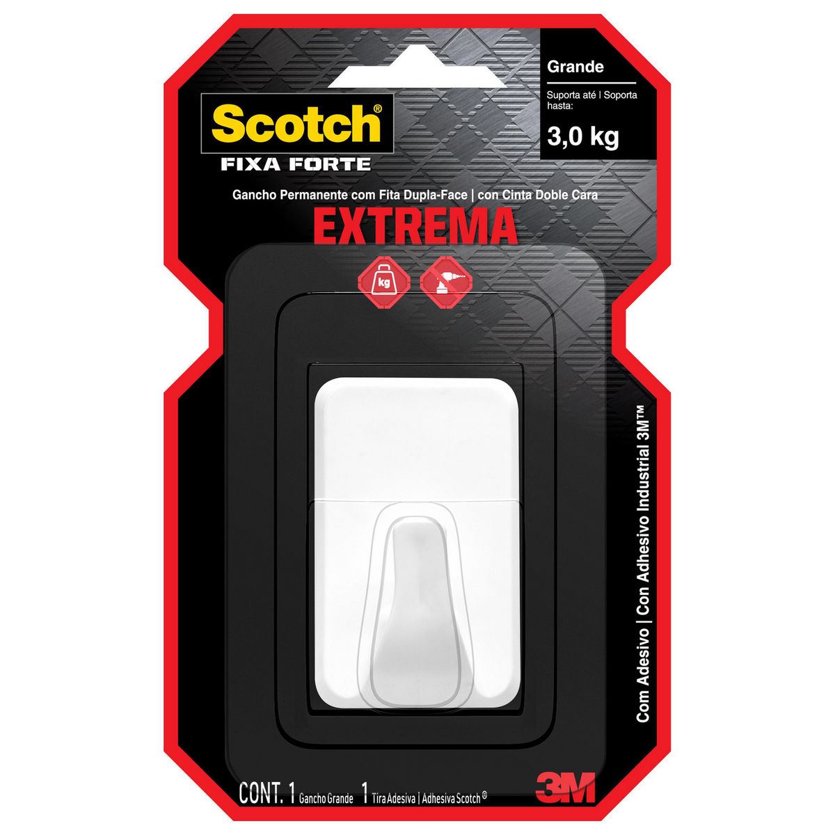 SCOTCH - Gancho blanco grande 1,3 kg