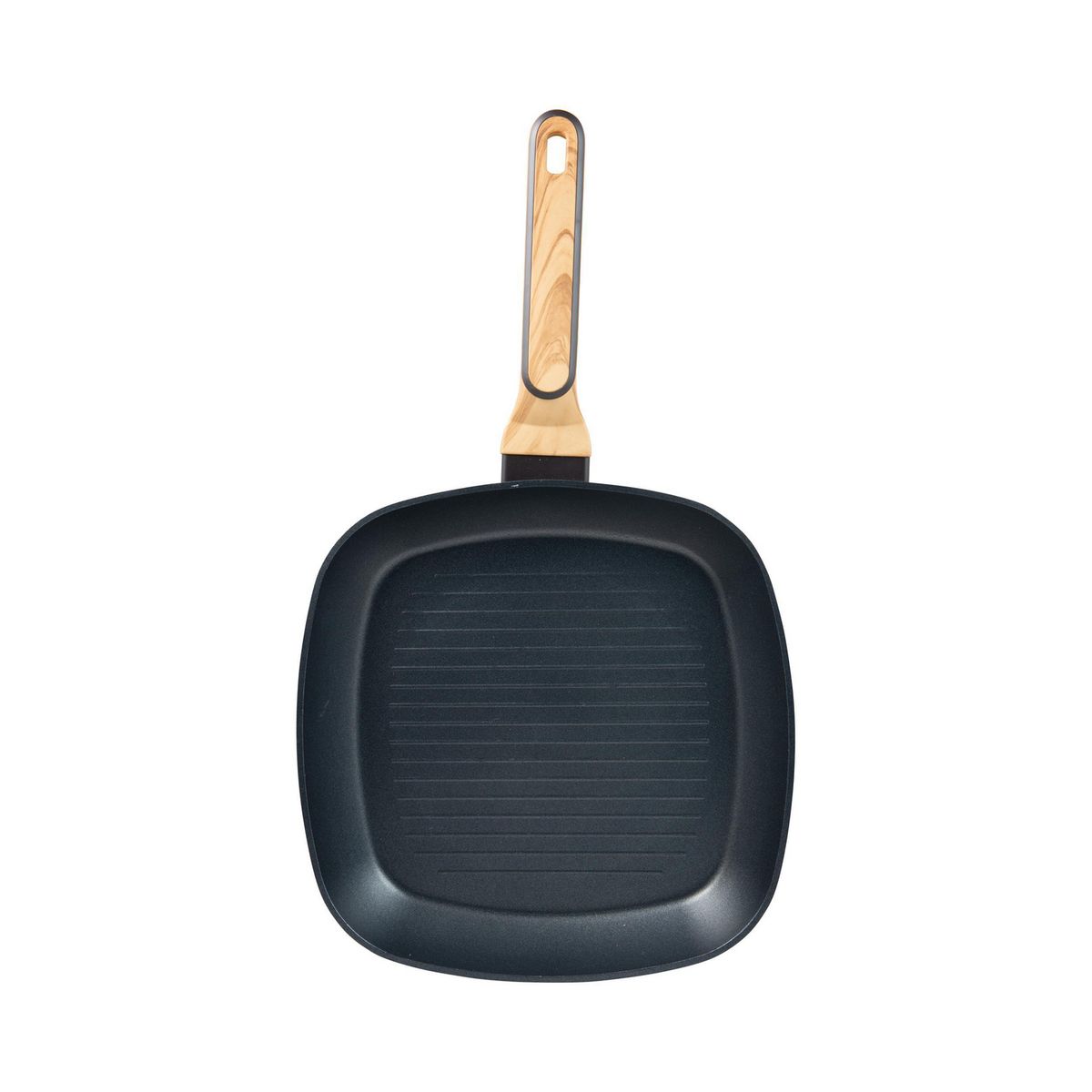 BERGNER - Sartén Grill 28 cm Aluminio forjado Negro