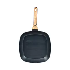 BERGNER - Sartén Grill 28 cm Aluminio forjado Negro