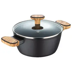 BERGNER - Olla de Aluminio fundido 20 cm 2.4 l Negro Olivar