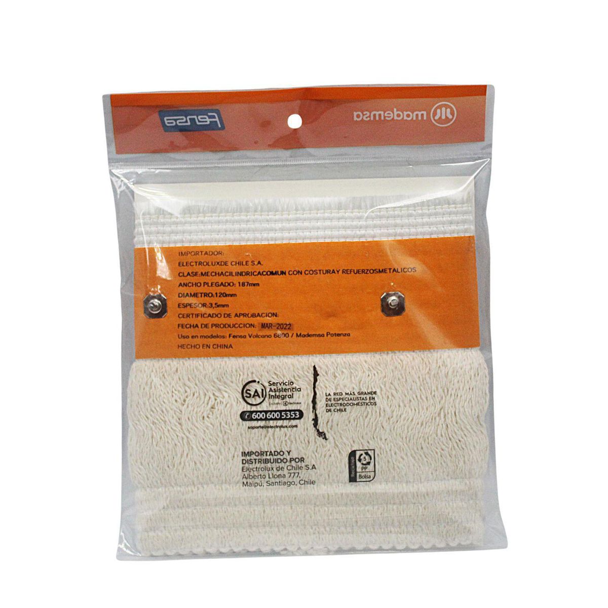 MADEMSA - Mecha Estufa Parafina Potenza/Volcano 6800/WKH-23 PK