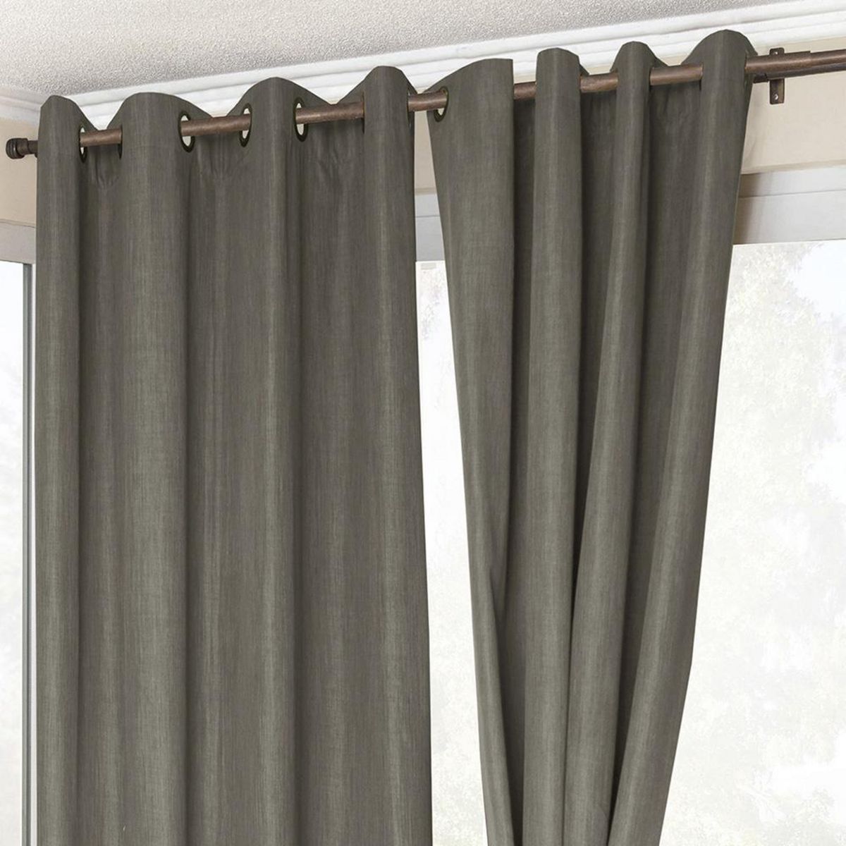 Cortina Blackout 140x220 cm Taupe, marca DORAL - Foto 2
