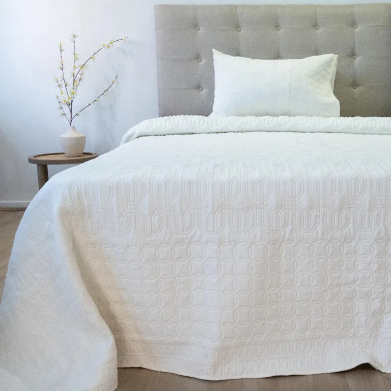 Quilt 1.5 plazas VIENA Blanco