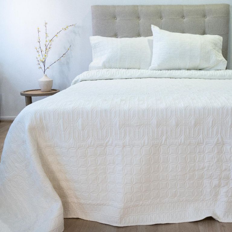 Quilt 2 plazas VIENA Blanco