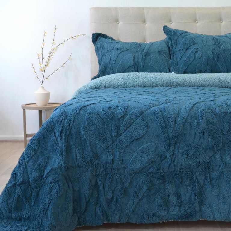 Cubrecama King Jacquard Beige
