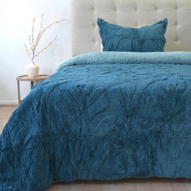 Cubrecama King Jacquard Beige