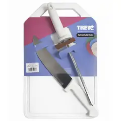 SOGA - Juego Cocina 3 Piezas Acero inoxidable Blanco