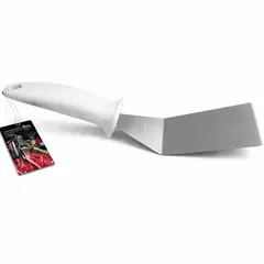 SOGA - Espátula Larga Curva Acero inoxidable Blanco