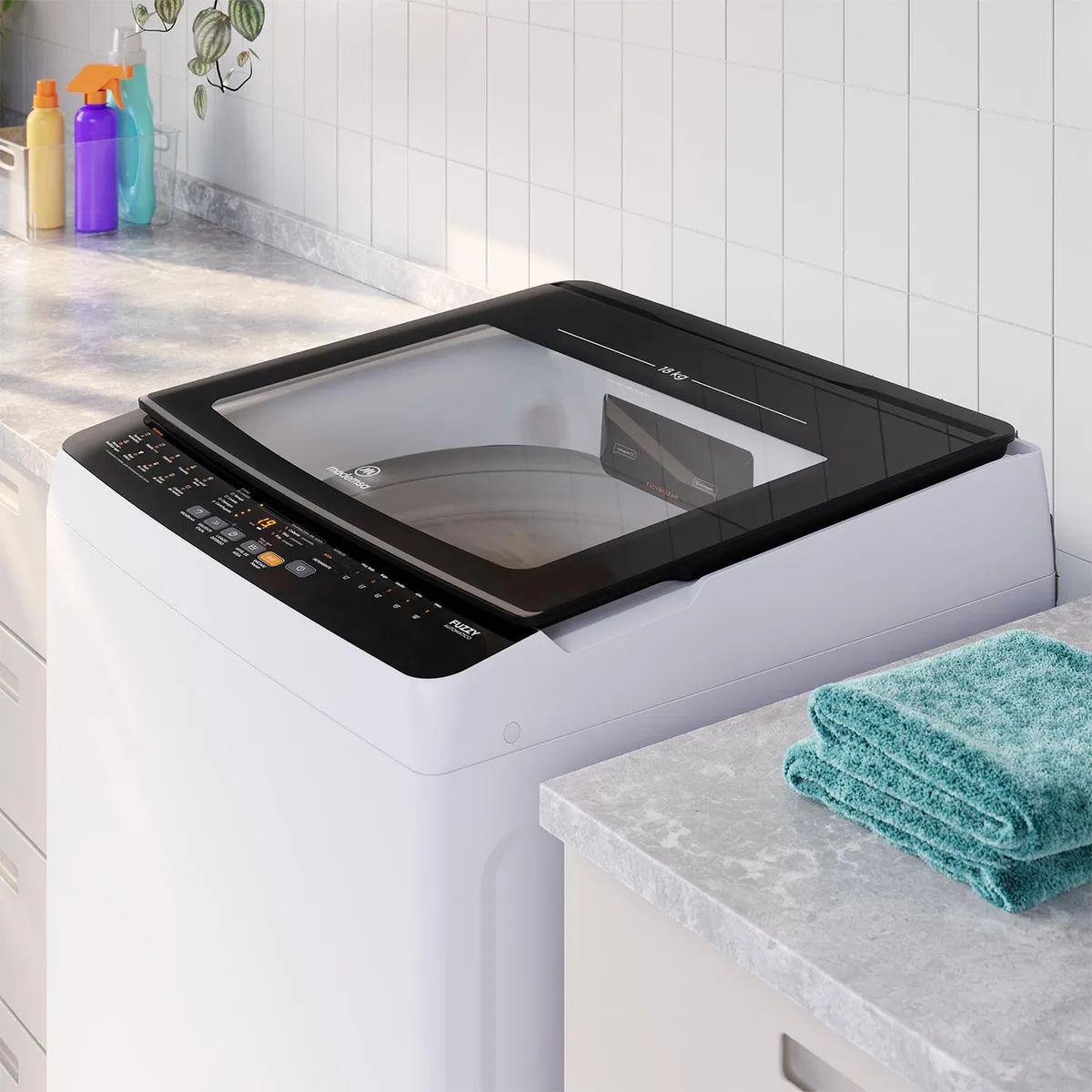MADEMSA - Lavadora Carga Superior 18 kg Blanco MDWMT18W