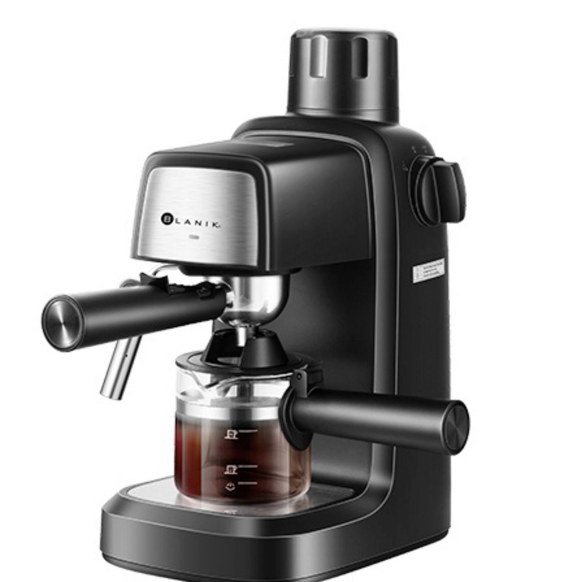 BLANIK - Cafetera 200 ml Negro