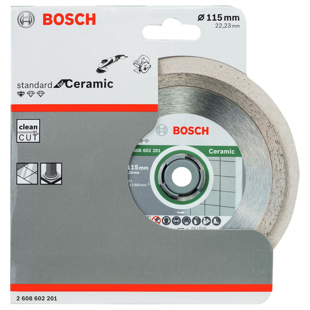 BOSCH - Disco diamantado continuo para cerámica 115mm