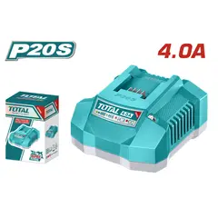 TOTAL - Cargador inteligente 20v 4A