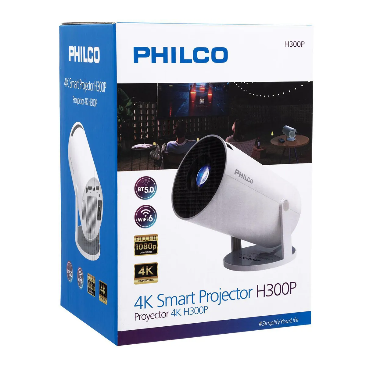 Proyector Android Portatil, marca PHILCO - Foto Principal