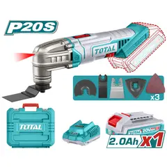 TOTAL - Herramienta Multiuso Inalámbrico 20V