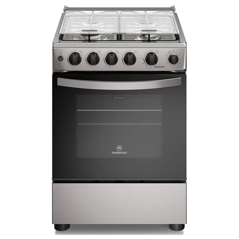 MADEMSA Cocina a Gas 4 Platos Inox FM4PSC
