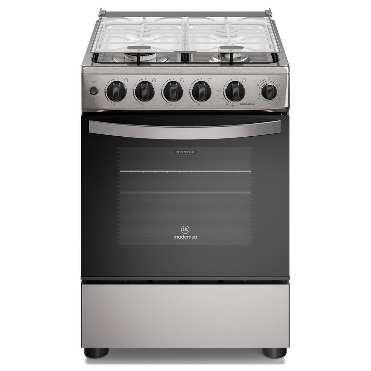 MADEMSA - Cocina a Gas 4 Platos Inox FM4PSC