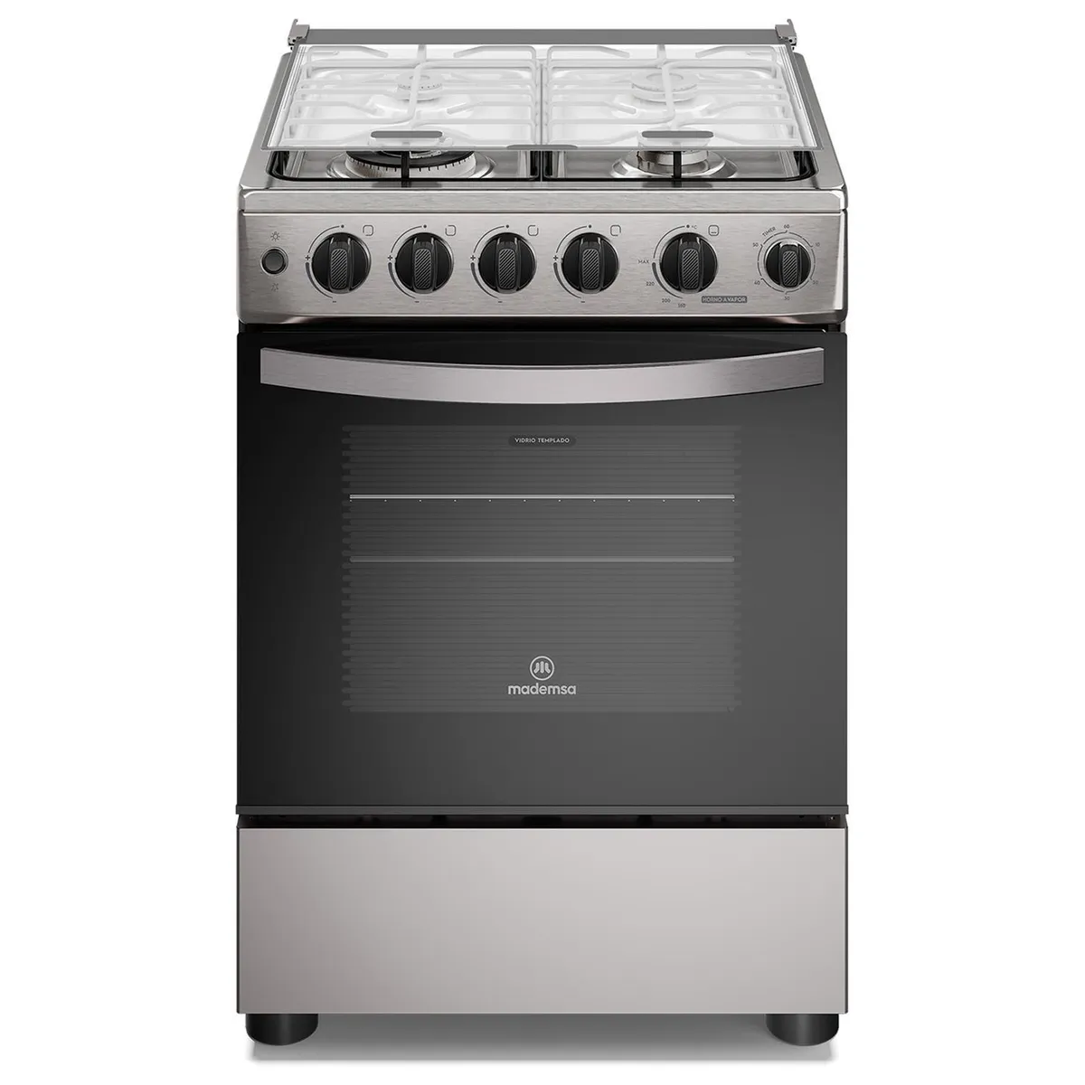 Cocina a Gas 4 Platos Inox FM4SSC, marca MADEMSA - Foto Principal