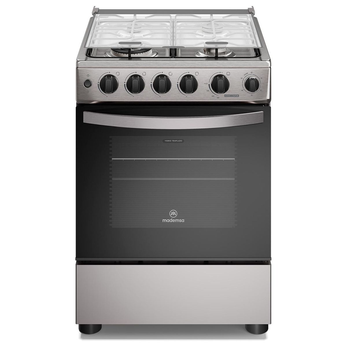 Cocina a Gas 4 Platos Inox FM4SSC, marca MADEMSA - Foto Principal