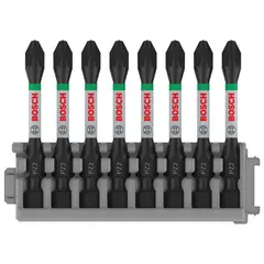 BOSCH - Pack 8 puntas Impact PZ2 55mm