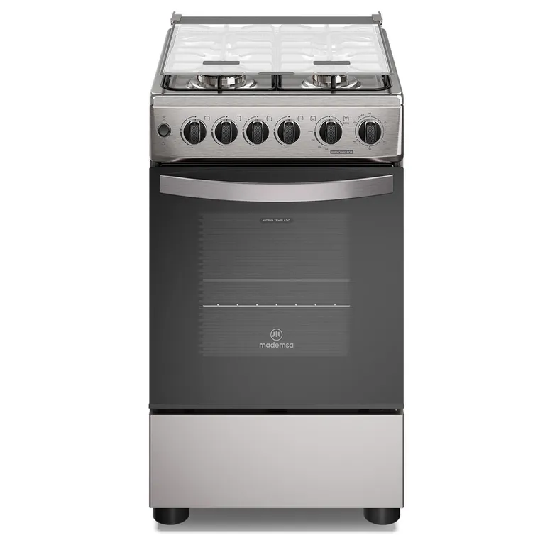 MADEMSA Cocina a Gas 4 Platos Inox FM4FSC