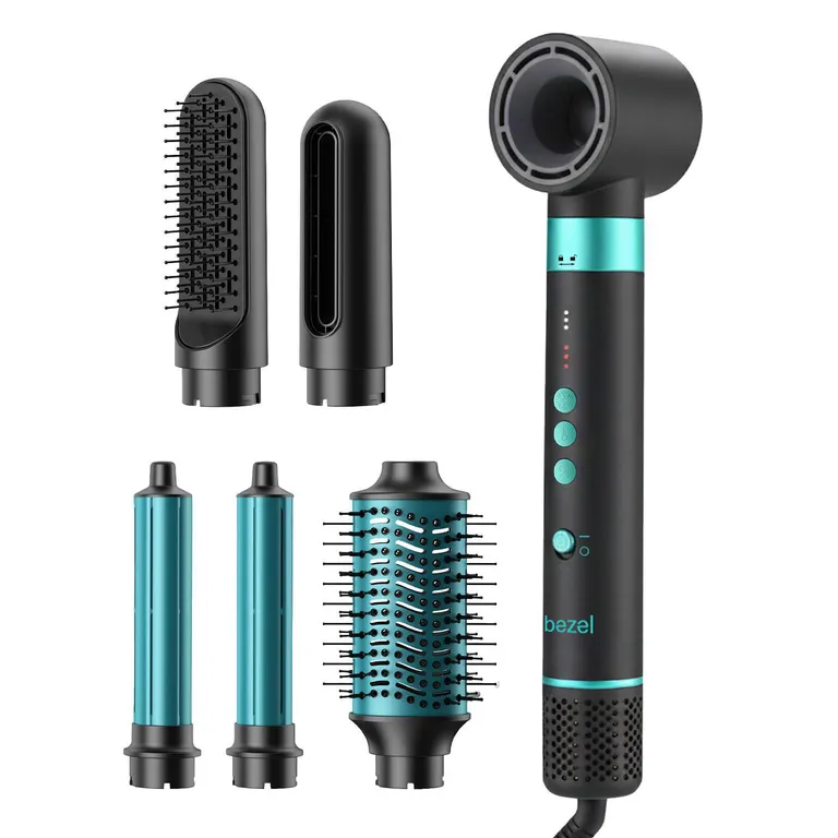 BEZEL Secador de Pelo Multistyler 6 en 1 BHR-015 Negro