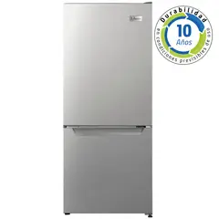 LIBERO - Refrigerador Bottom Freezer Frío Directo 117 Litros Inox LRB-140DFI