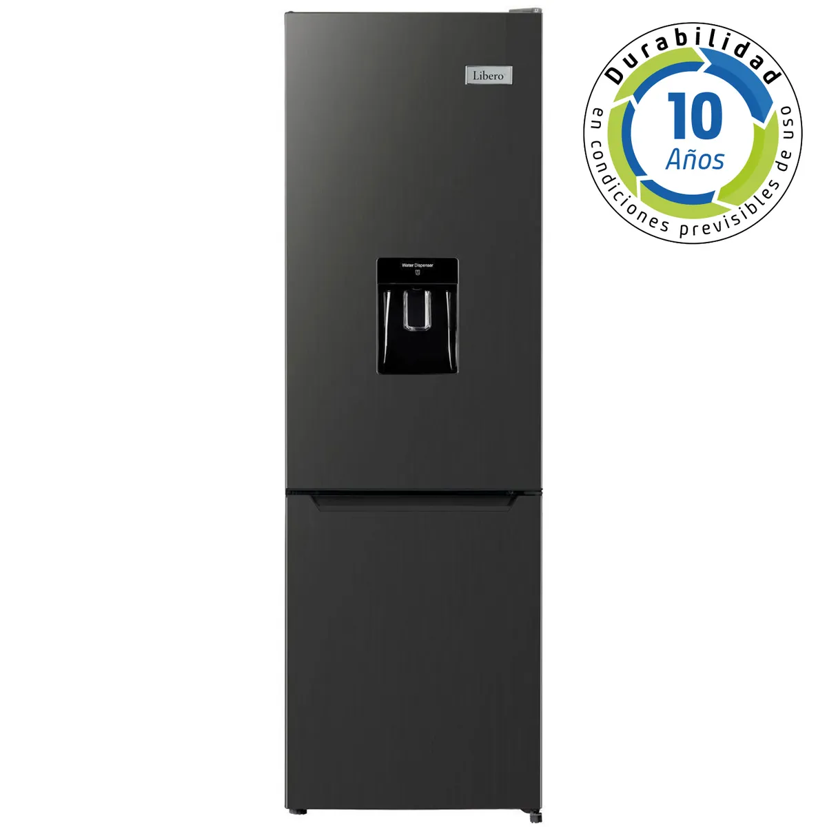 LIBERO - Refrigerador Bottom Freezer Frío Directo 262 Litros Negro LRB-270SDNW