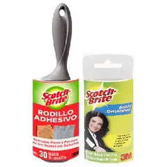 SCOTCH BRITE - Quita pelusa lint roller + repuesto